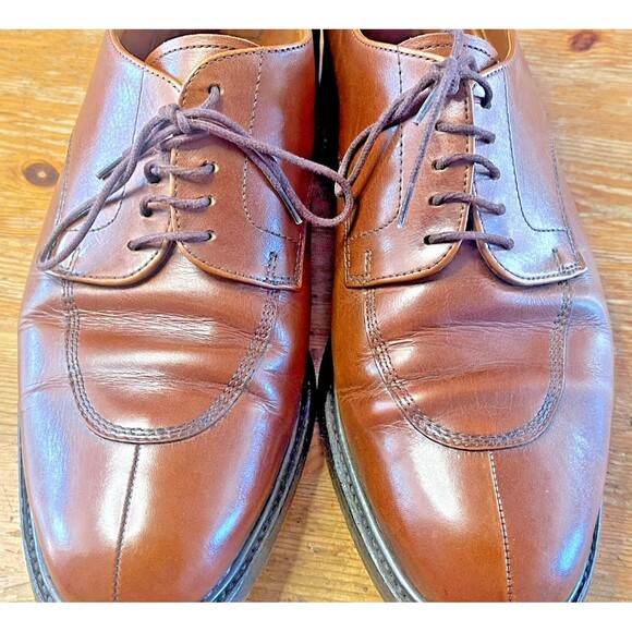 Bottier Saint Germain Men’s Oxford Shoes Vintage Size 7.5 Brown Leather French main image 16